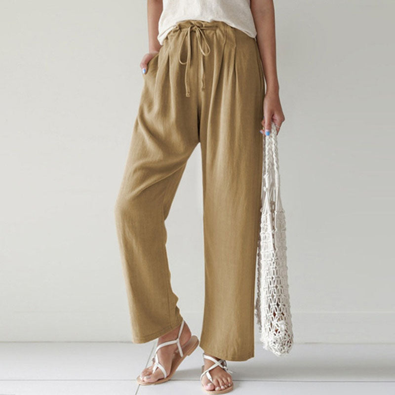 Vara - Relaxed Pants with Drawstring — view 3