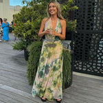 Reign - Backless Maxi Dress with Halter Neck — view 6