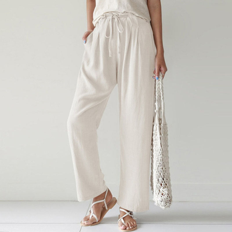 Vara - Relaxed Pants with Drawstring — view 2