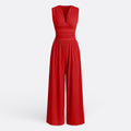 Leonor - Chic Sleeveless Wide-Leg Jumpsuit