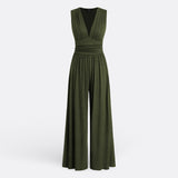Leonor - Chic Sleeveless Wide-Leg Jumpsuit — view 3