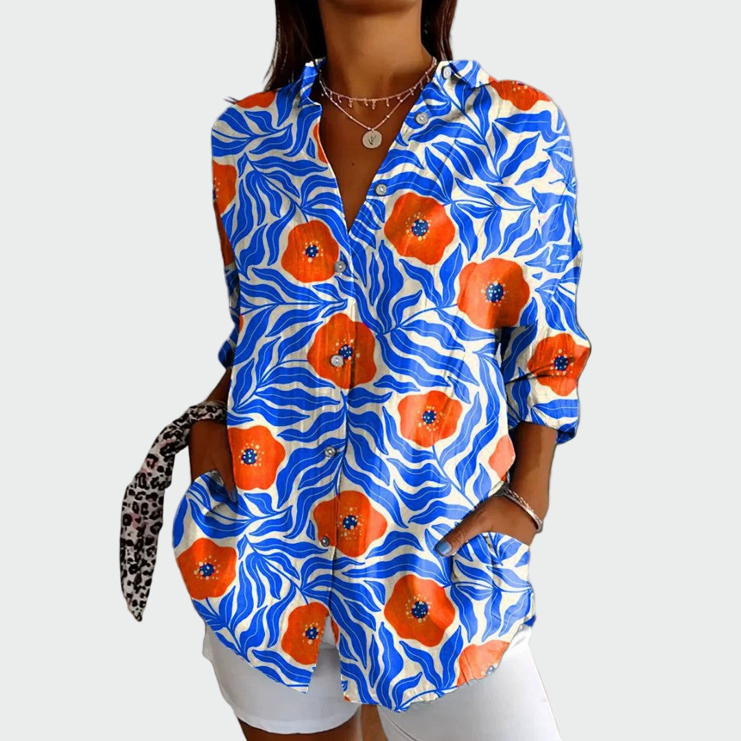Stylish Shirt with Floral Print — view 5