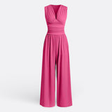 Leonor - Chic Sleeveless Wide-Leg Jumpsuit — view 6