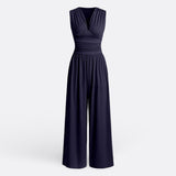 Leonor - Chic Sleeveless Wide-Leg Jumpsuit — view 5