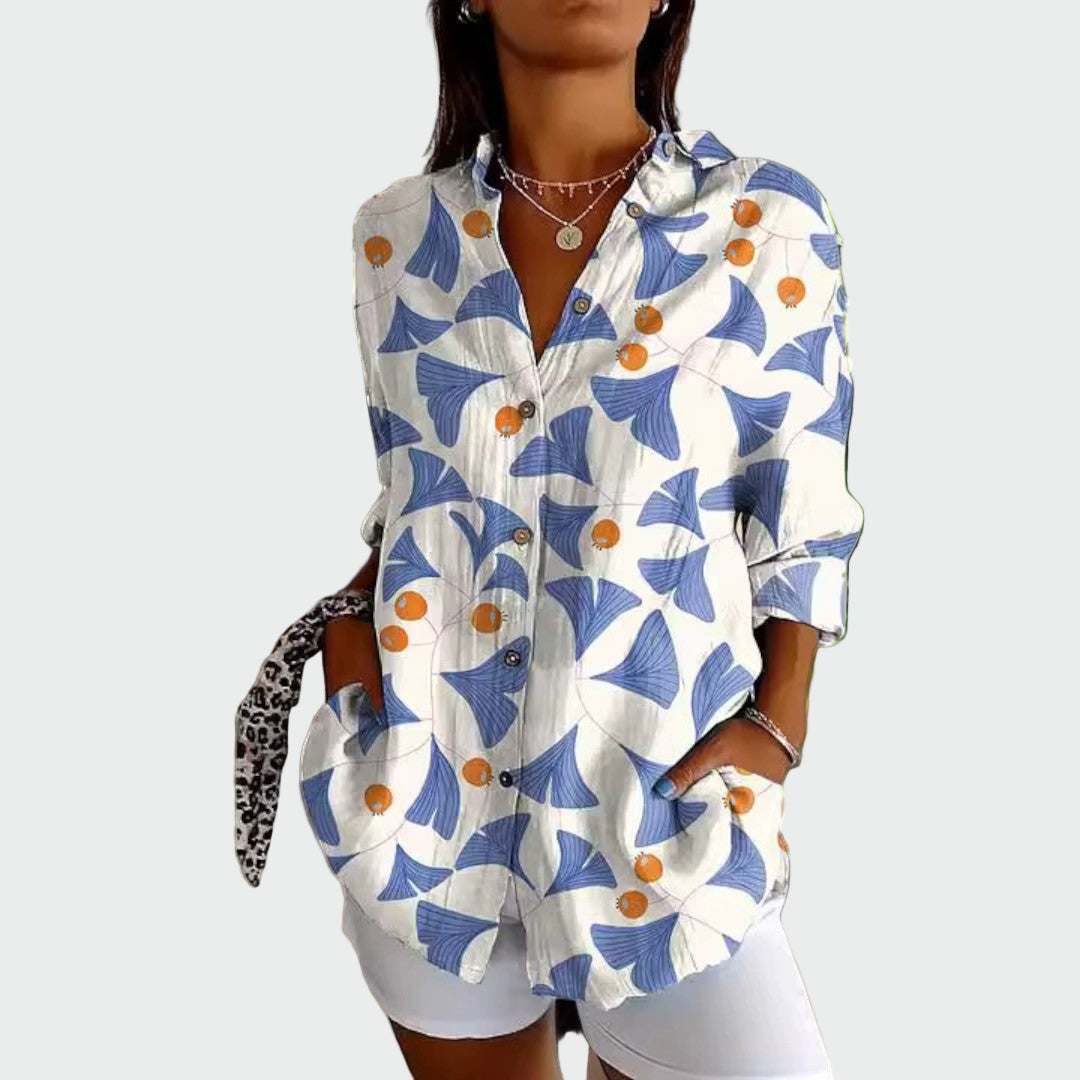 Stylish Shirt with Floral Print — view 7
