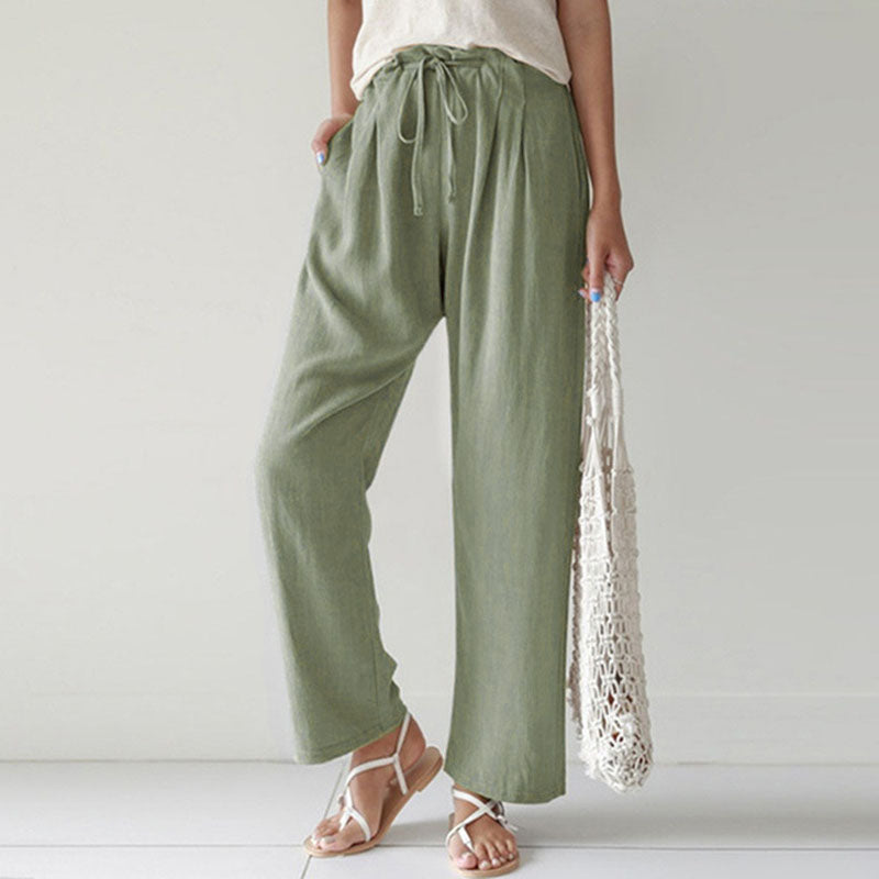 Vara - Relaxed Pants with Drawstring — view 9