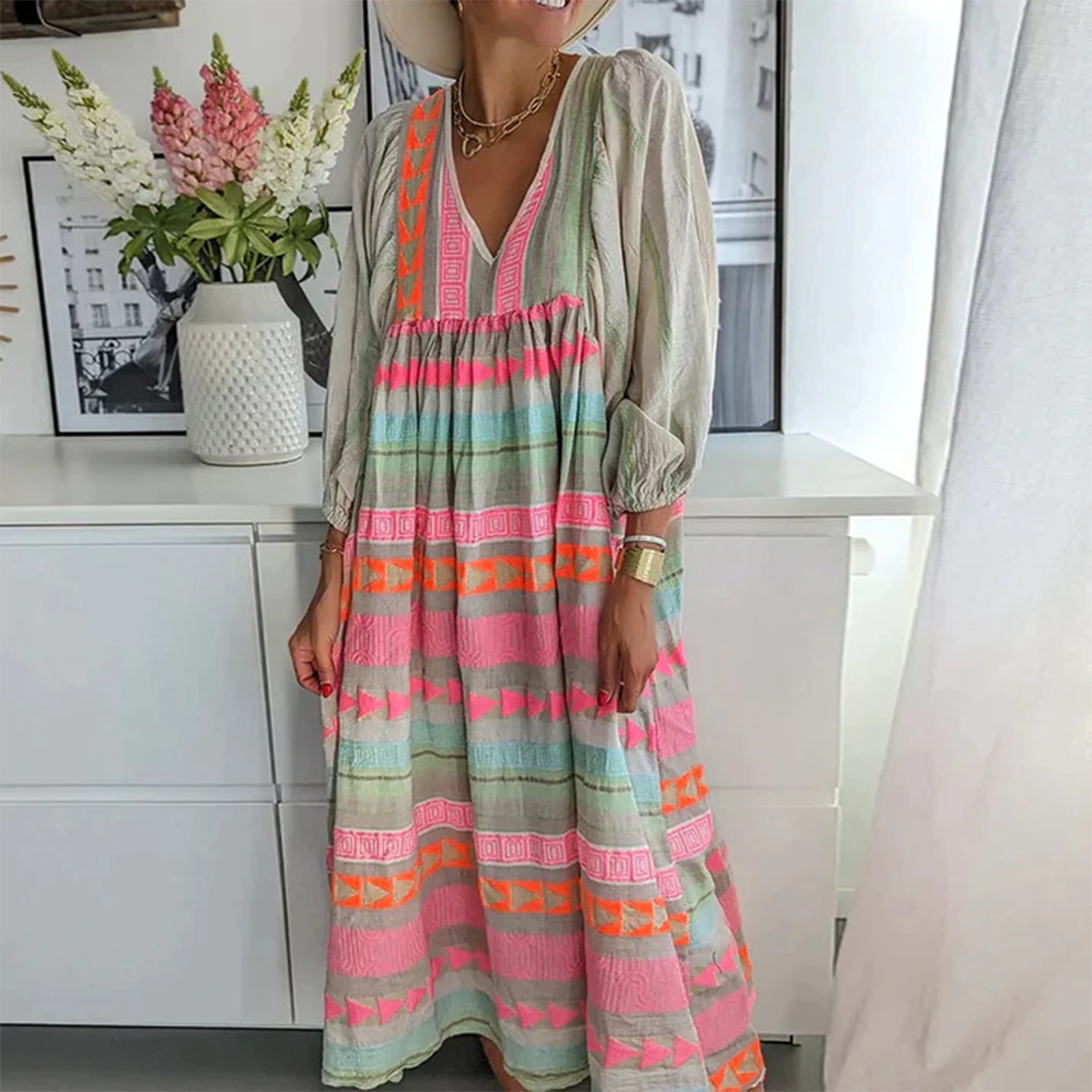 Jessenia - Comfortable Boho Dress — view 3