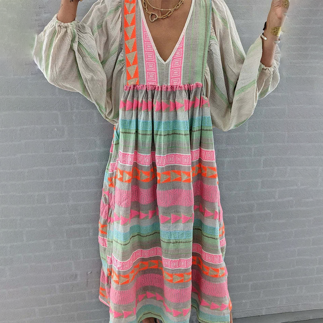 Jessenia - Comfortable Boho Dress — view 5