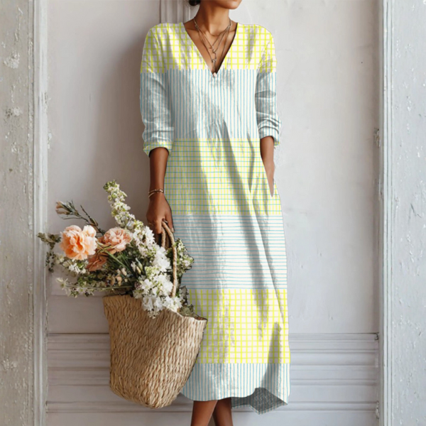 Leonor – Linen Dress with Natural Elegance