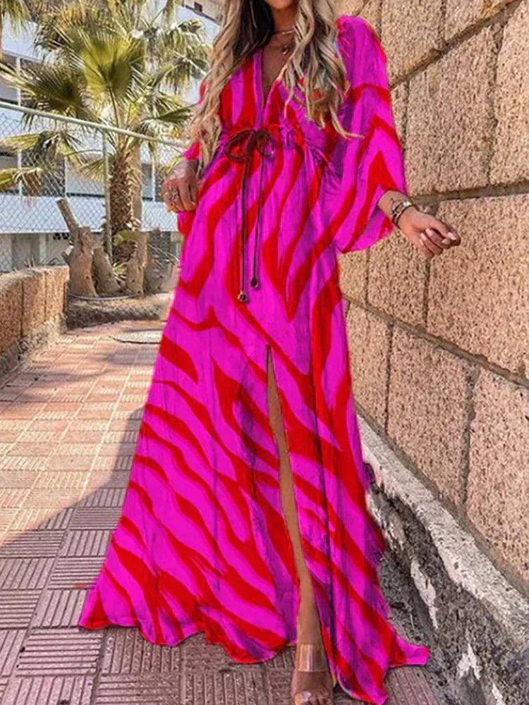 Daria - Holiday Kaftan Dress — view 3