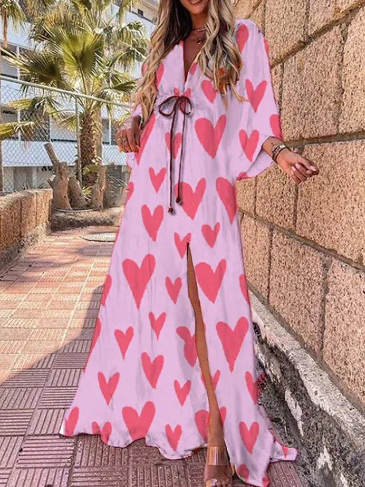Daria - Holiday Kaftan Dress — view 5