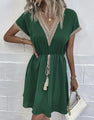 Sabrina - Elegant Boho Dress — view 4