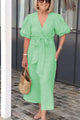 LYNORA | Elegant Midi Dress with V-Neck — view 6