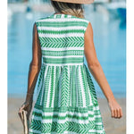 Katrina - Geometric Summer Dress — view 5