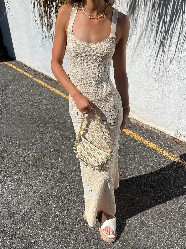 Clover - Knit Maxi Dress — view 4