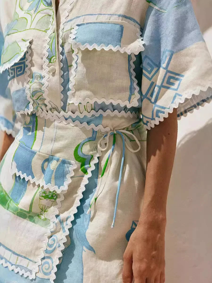 Solene - Chic Patchwork Ensemble — view 6