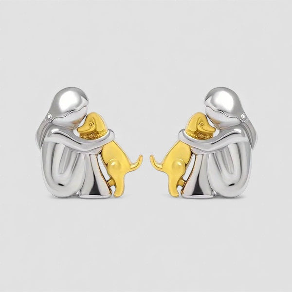 Dog Hug Earrings