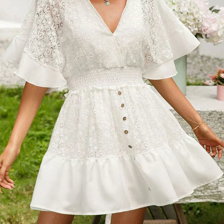 Carole - Boho Lace Dress