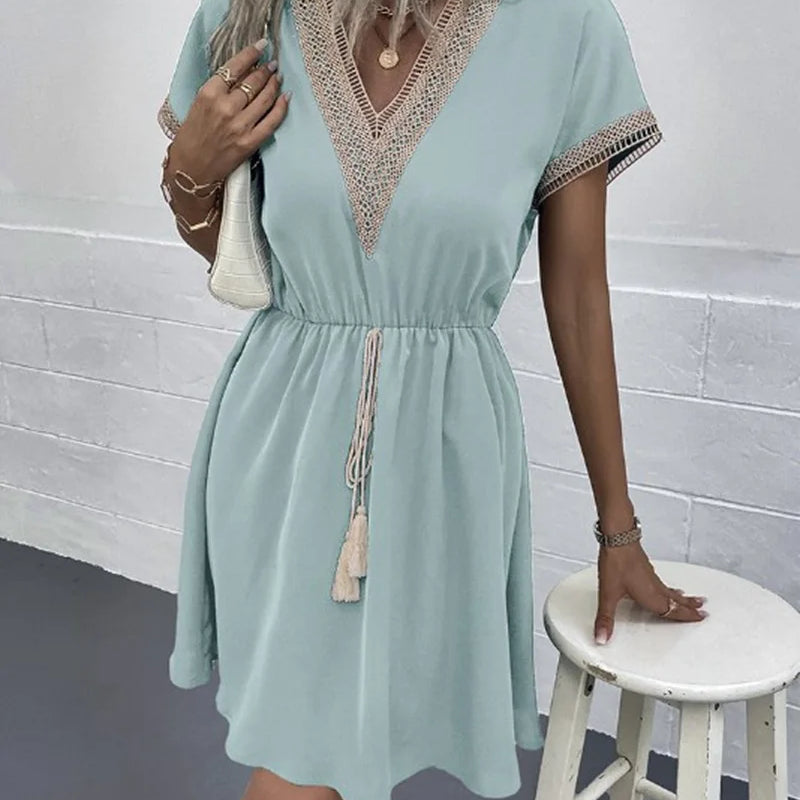 Sabrina - Elegant Boho Dress — view 2