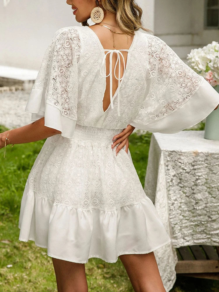 Carole - Boho Lace Dress — view 2