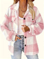 Martin | Elegant Checked Fleece Jacket — view 3
