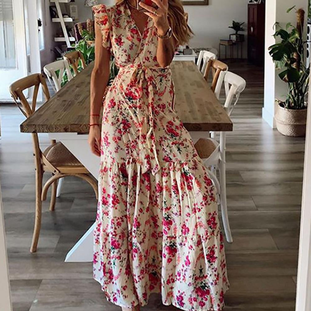 Shera - Maxi Dress with Floral Print — view 2