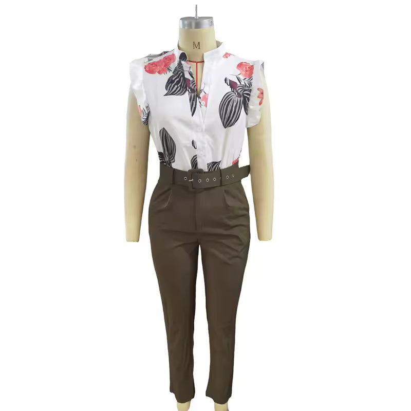 Florabel - Elegant Set with Flounce Sleeves — view 8