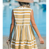 Katrina - Geometric Summer Dress — view 9