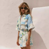 Solene - Chic Patchwork Ensemble — view 3