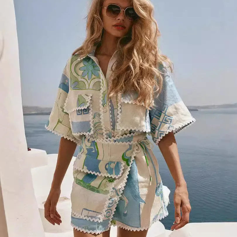 Solene - Chic Patchwork Ensemble — view 2