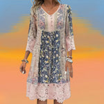 NAYA | FLUID BOHO LUXE MIDI DRESS
