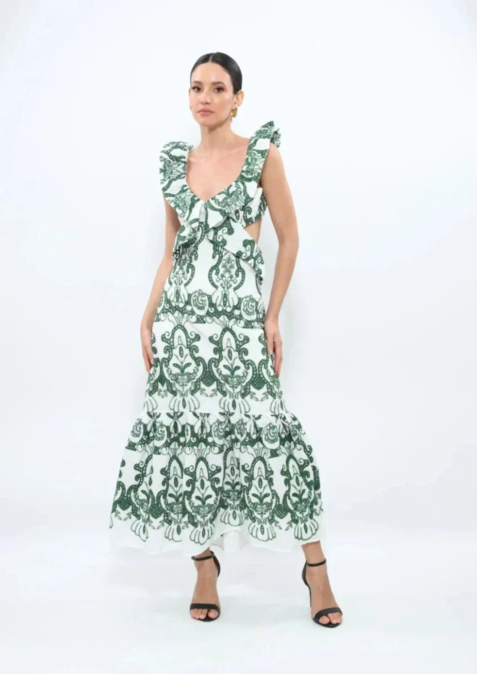 Haven - Maxi Dress with Ruffles — view 11