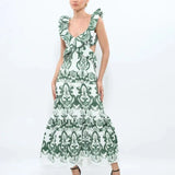 Haven - Maxi Dress with Ruffles — view 11