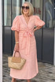 LYNORA | Elegant Midi Dress with V-Neck — view 5