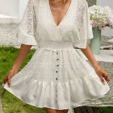 Carole - Boho Lace Dress — view 3