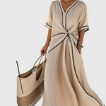 Helena | Maxi Dress with Draping