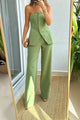 BRIA - Sleeveless Two-Piece Set with Buttons