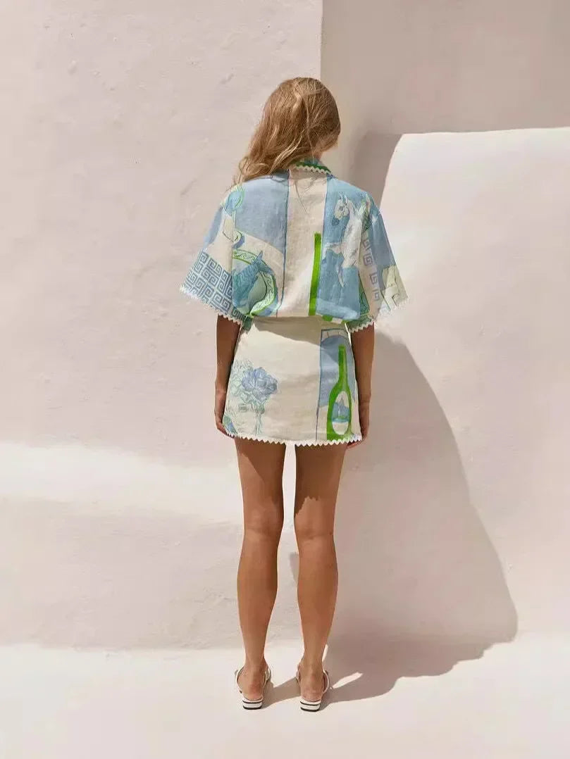 Solene - Chic Patchwork Ensemble — view 5