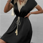 Sabrina - Elegant Boho Dress — view 3