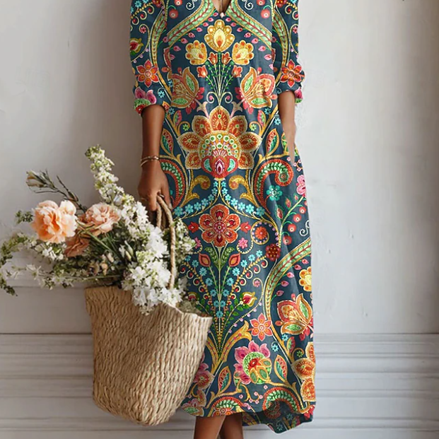Claudia | Long Boho Dress