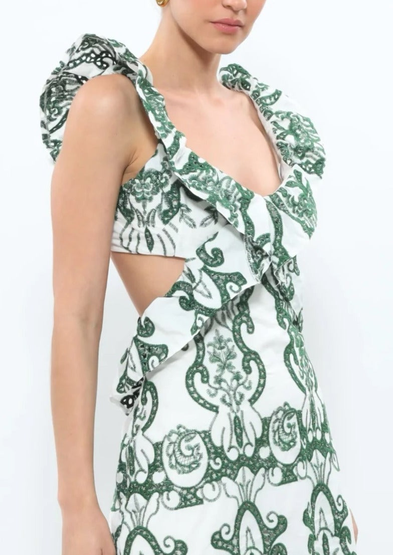 Haven - Maxi Dress with Ruffles — view 10