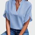 Shirt with Draped Print — view 5
