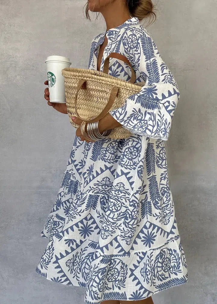 Fiorelia - Boho Casual Tunic Dress — view 5