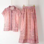 Adele - Bohemian Print Two-Piece Set — view 2