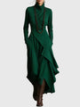 Purple | Pleated Maxi Dress — view 6