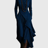 Purple | Pleated Maxi Dress — view 5