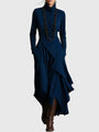 Purple | Pleated Maxi Dress — view 5