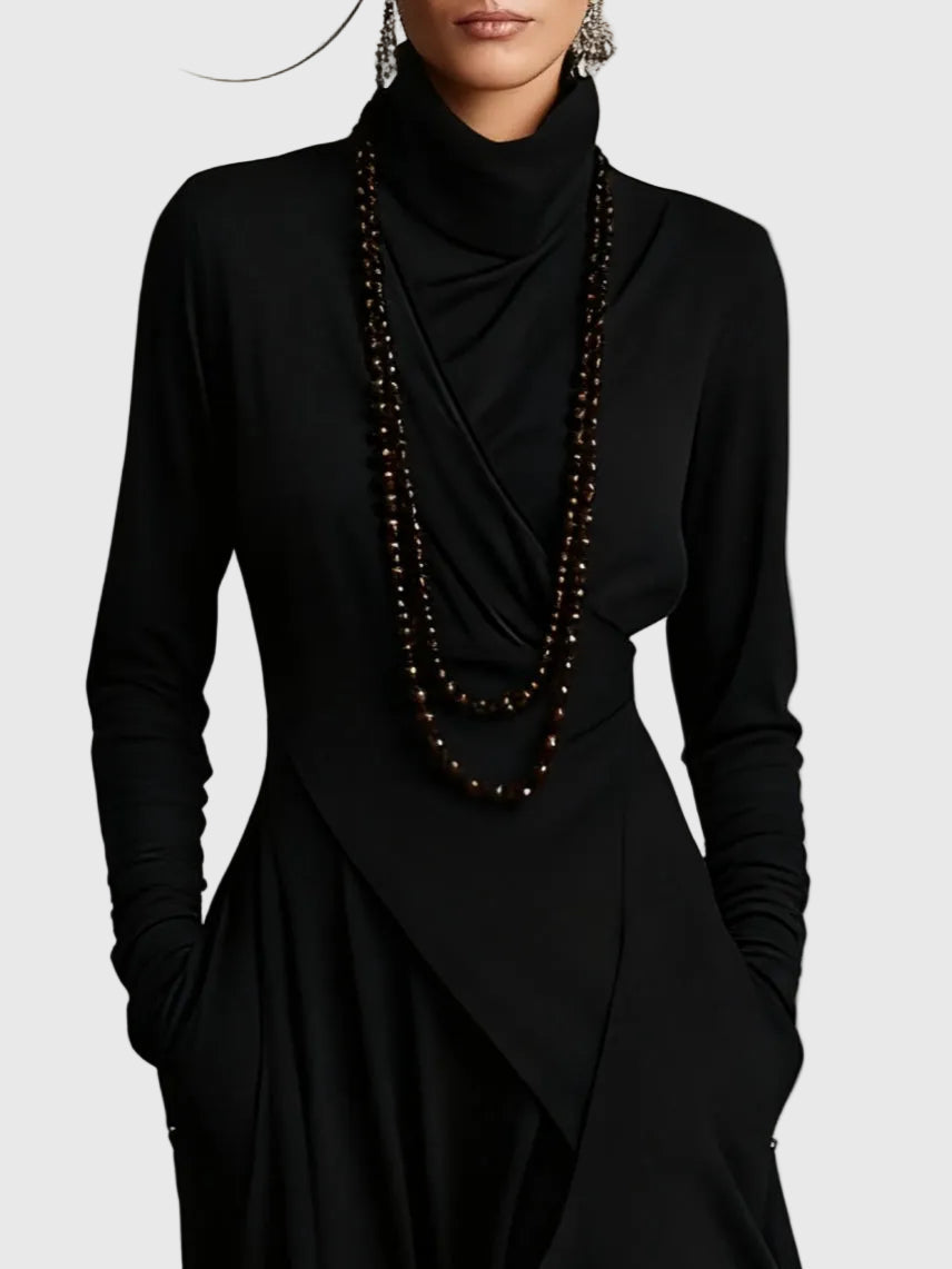 Purple | Pleated Maxi Dress — view 2