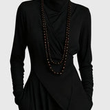 Purple | Pleated Maxi Dress — view 2