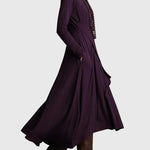 Purple | Pleated Maxi Dress — view 9